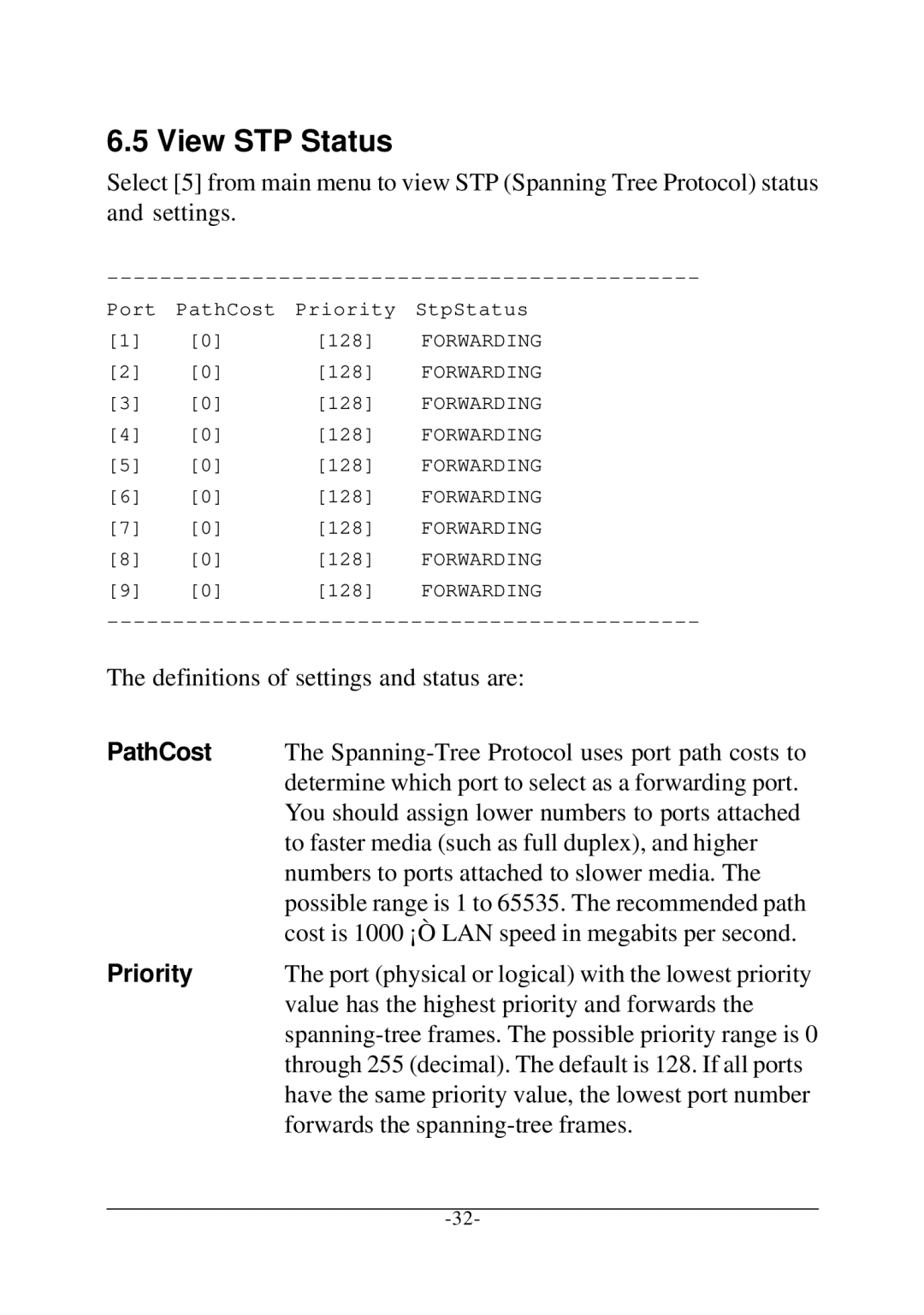 Xerox KS-801 operation manual View STP Status 