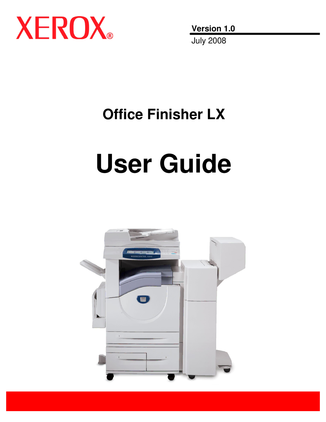 Xerox LX manual User Guide 