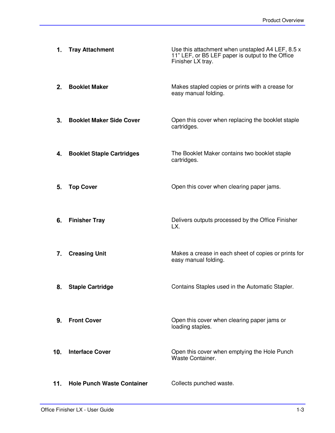 Xerox LX manual Booklet Maker 