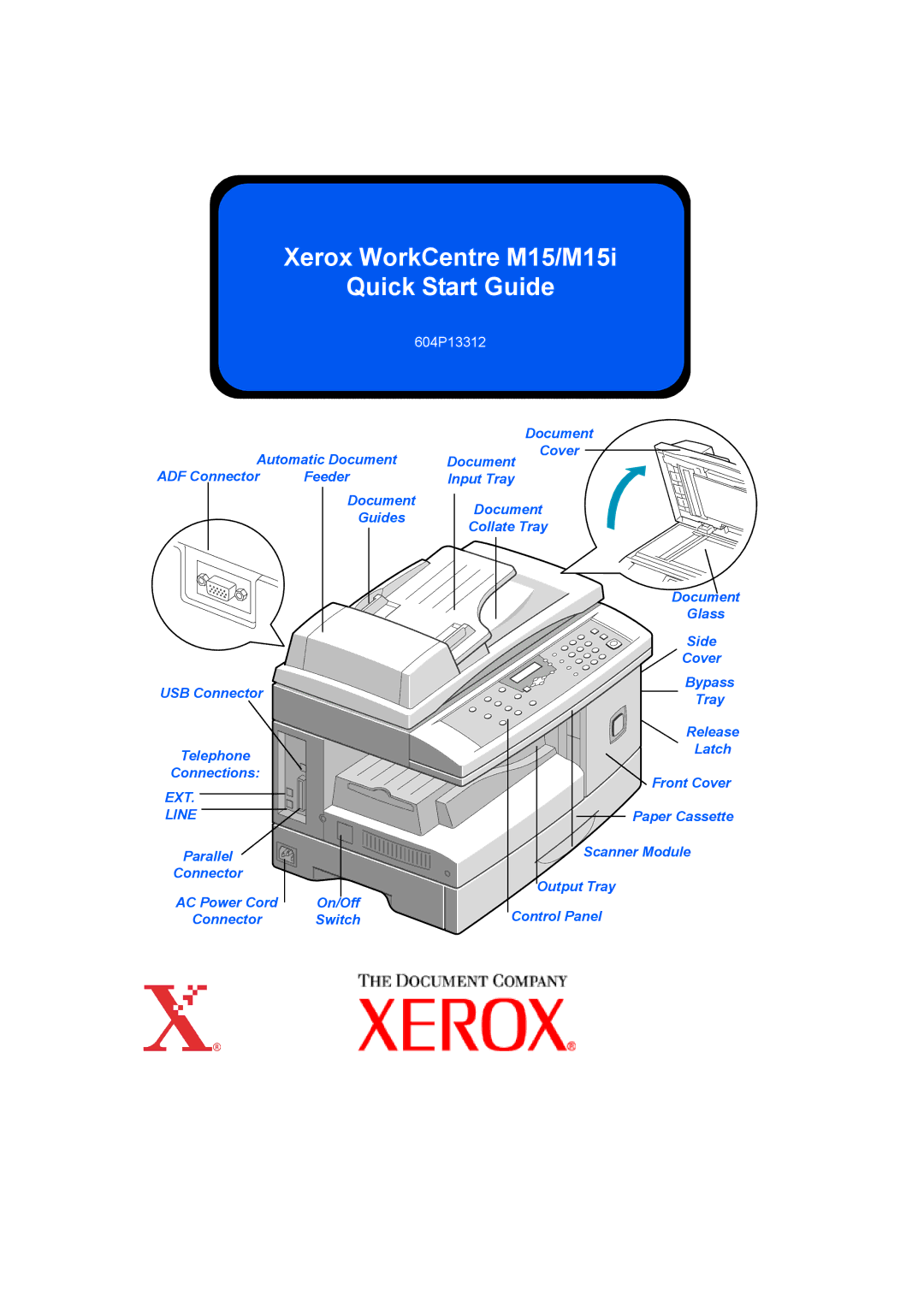 Xerox M15I quick start Xerox WorkCentre M15/M15i Quick Start Guide 