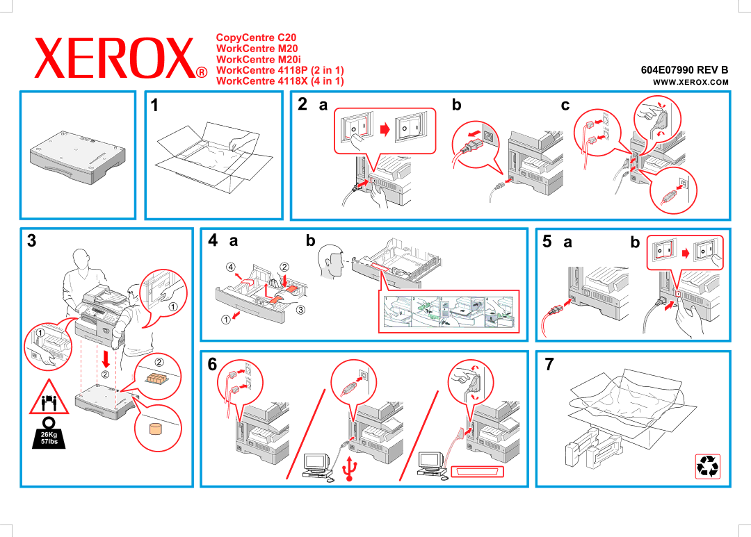 Xerox M20I, 4118P manual 