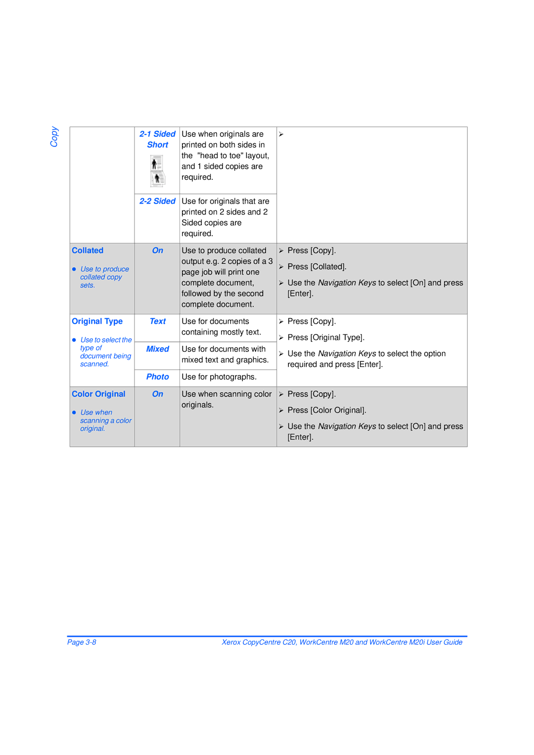 Xerox M20/M20i manual Text, Mixed, Photo 