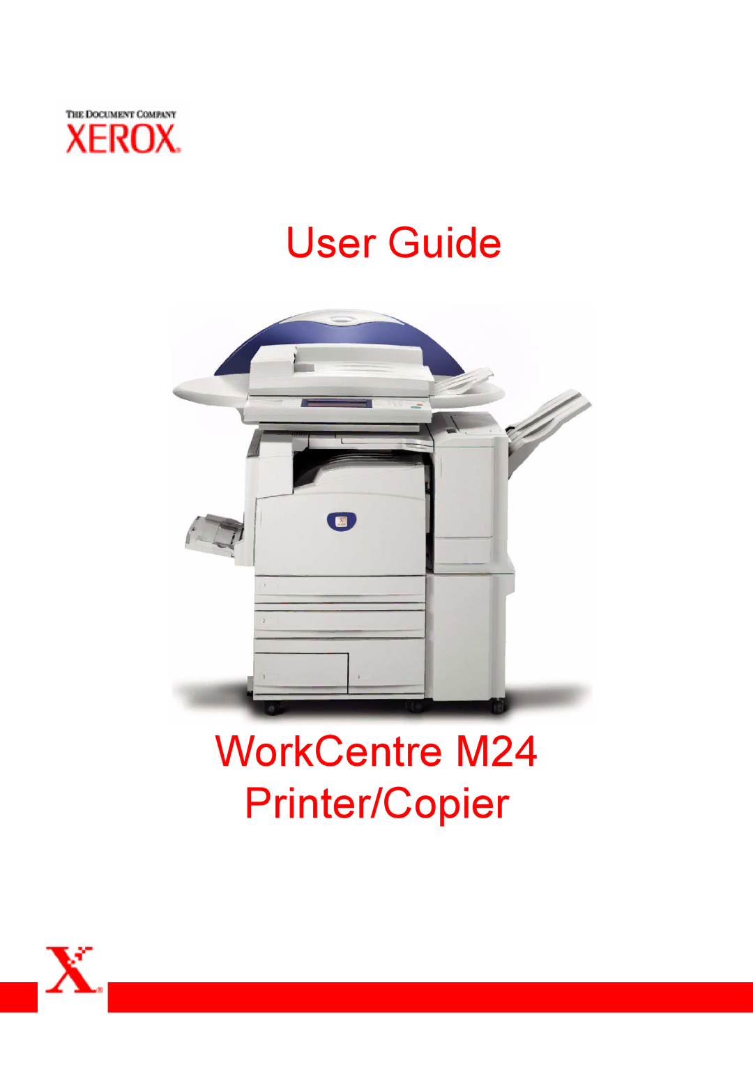 Xerox manual User Guide WorkCentre M24 Printer/Copier 