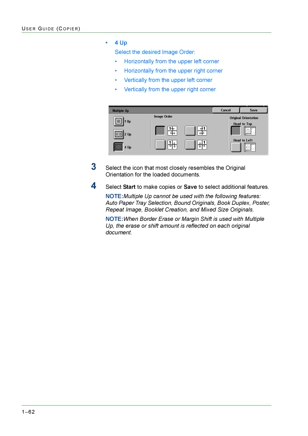 Xerox M24 manual Us E R Gu I D E Co P I E R 