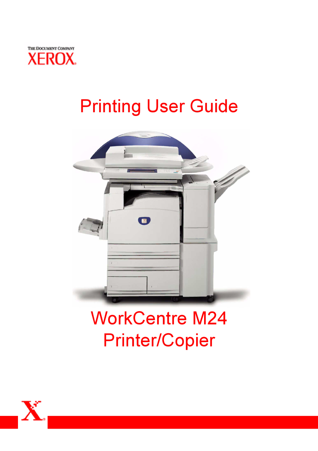 Xerox manual Printing User Guide WorkCentre M24 Printer/Copier 