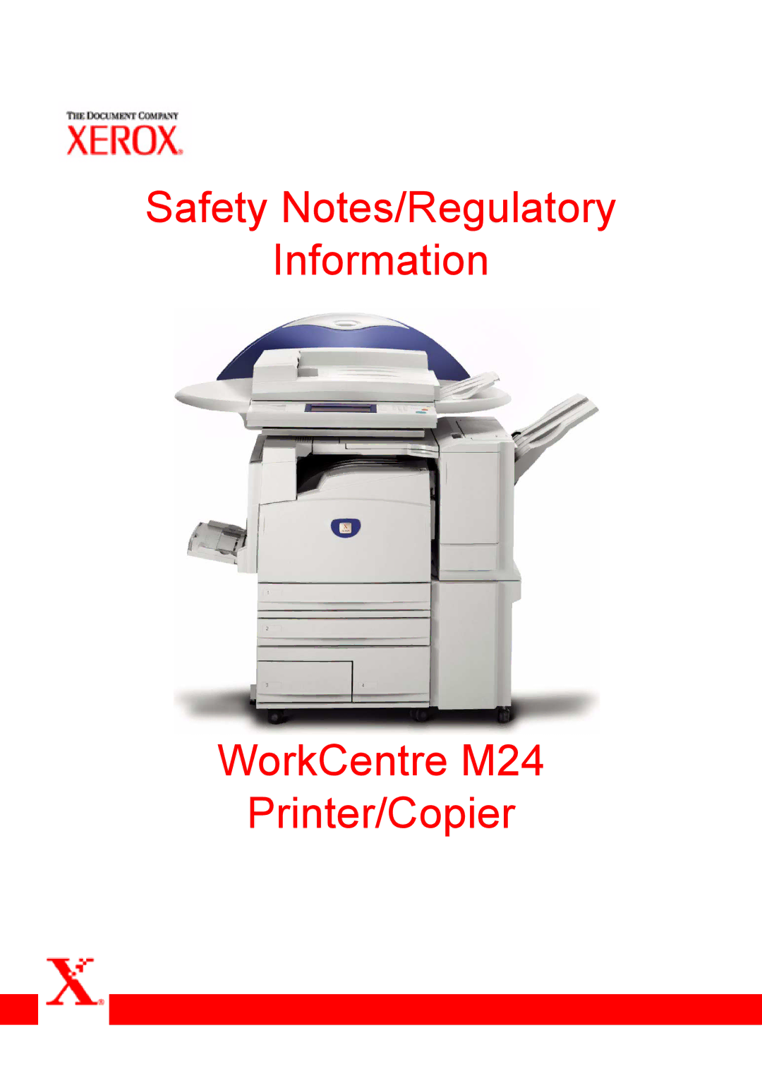 Xerox M24 manual 