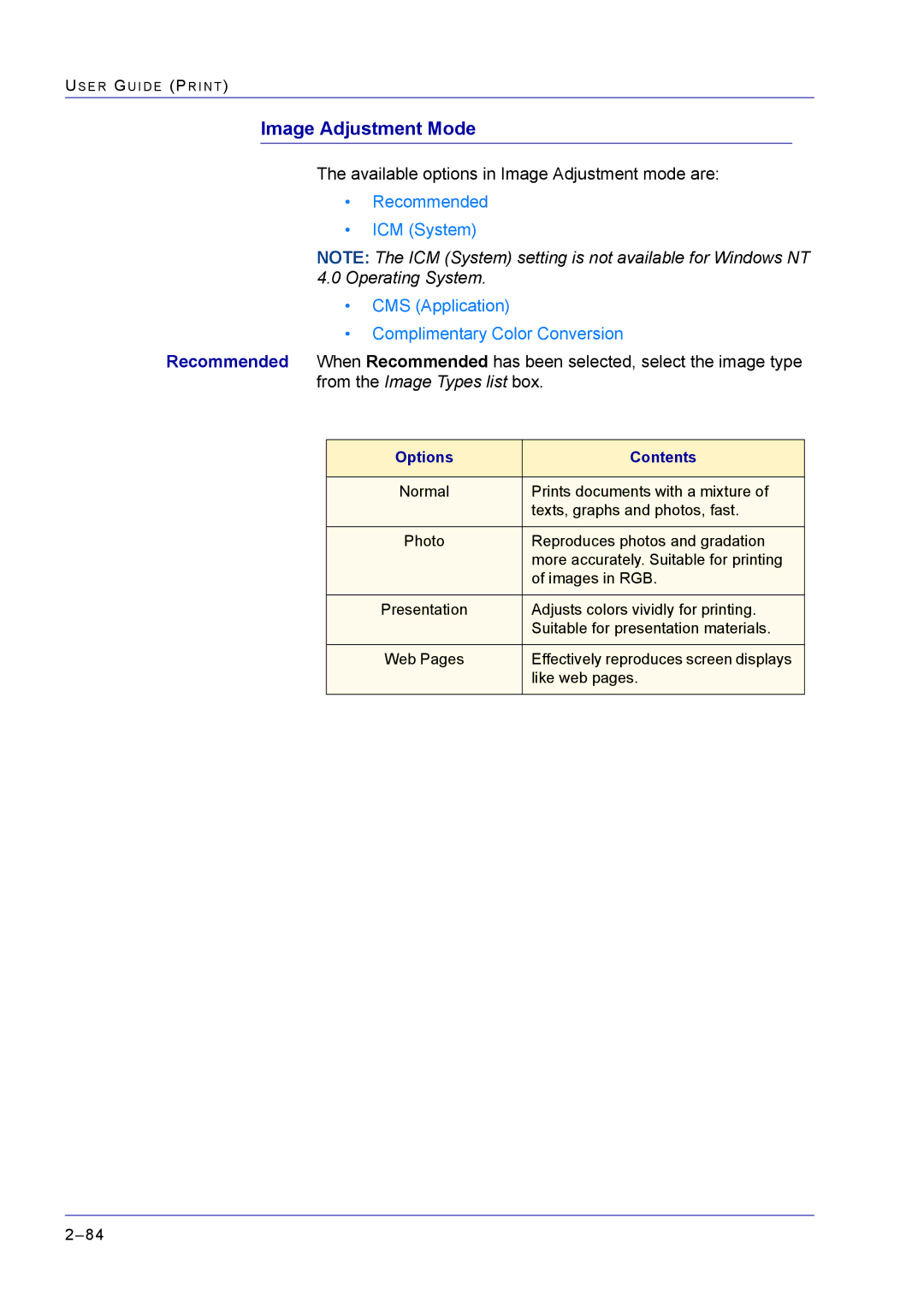 Xerox M24 manual Operating System 