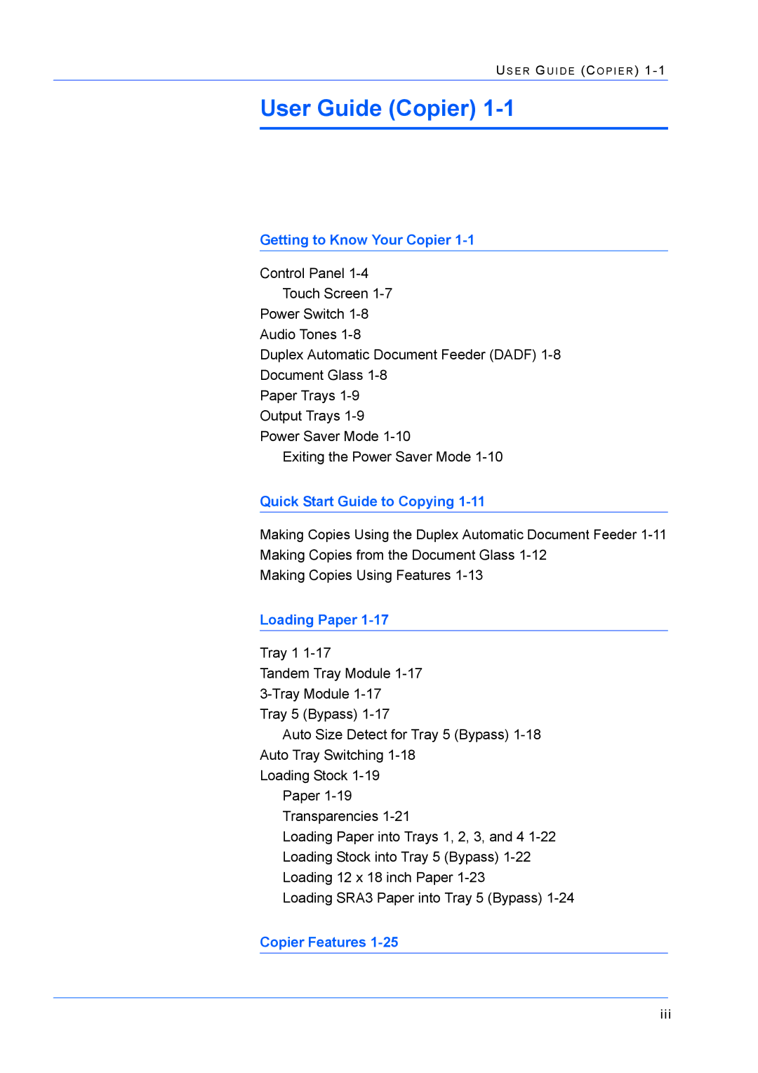 Xerox M24 manual User Guide Copier 