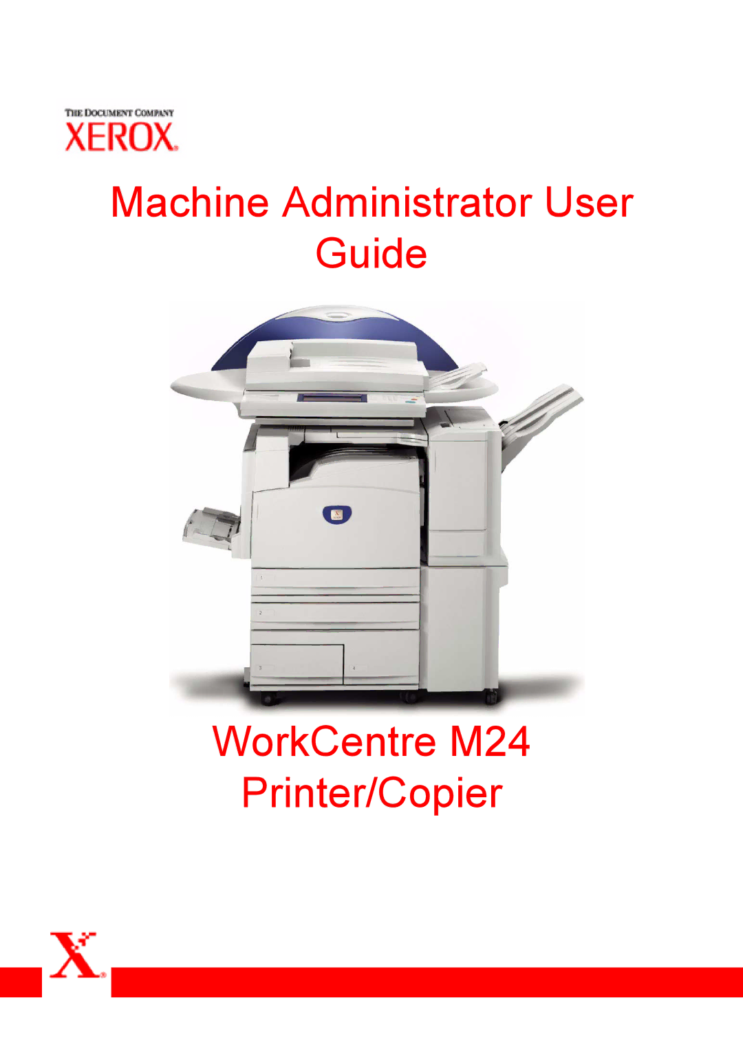 Xerox M24 manual 