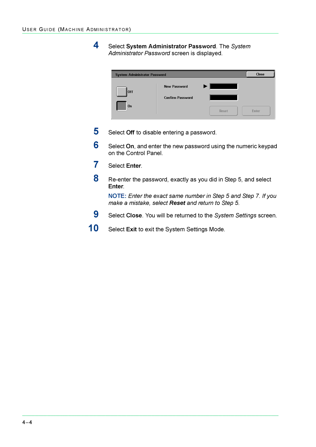 Xerox M24 manual US E R GU I D E MA C H I N E AD M I N I S T R a T O R 