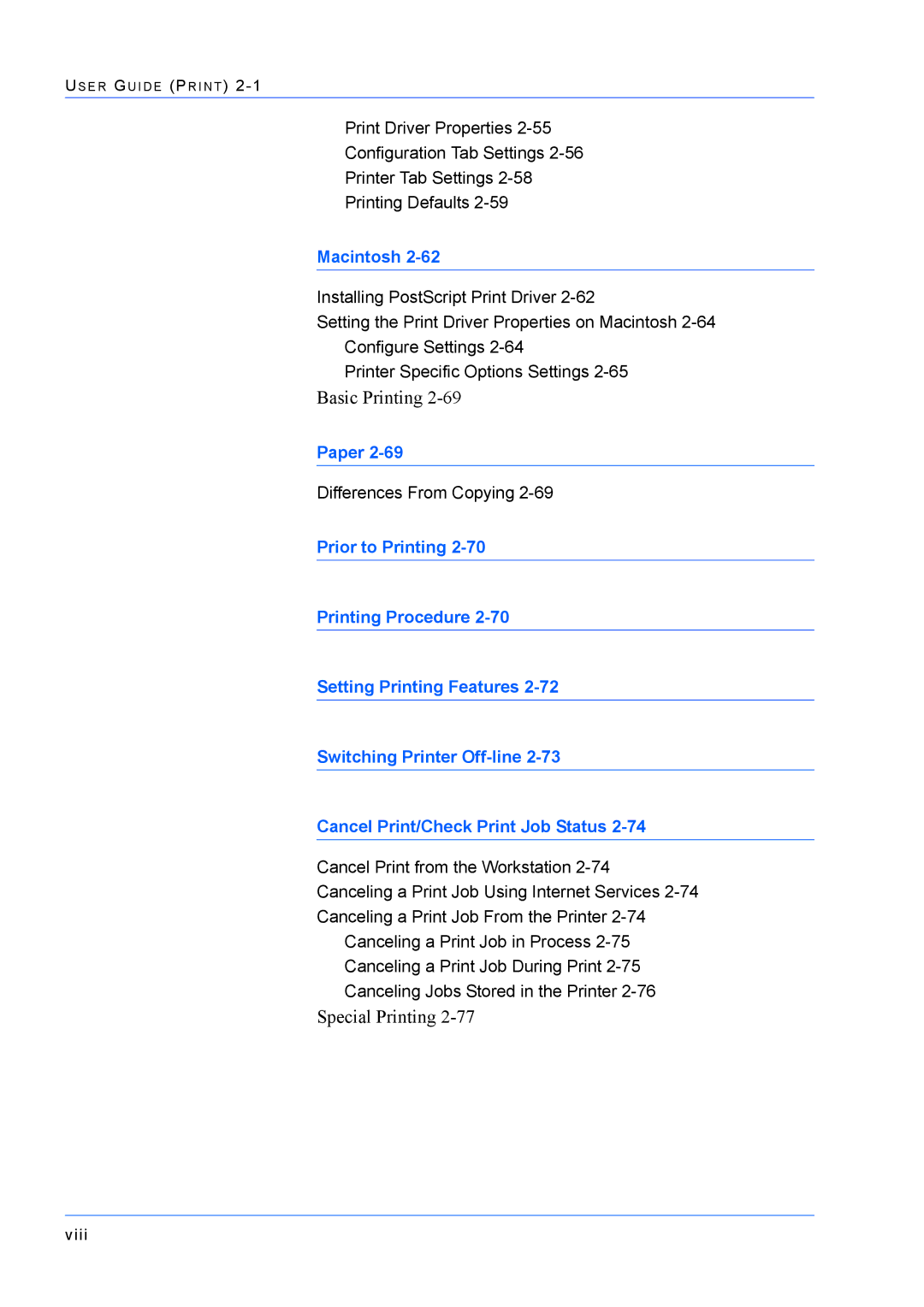 Xerox M24 manual Basic Printing 