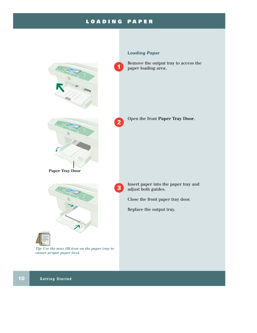 Xerox m940, M950 manual A D I N G P a P E R, Loading Paper 