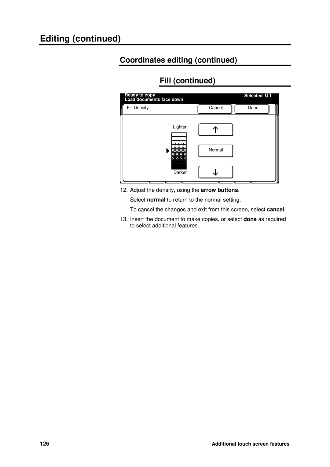 Xerox MAX 200 manual 126 