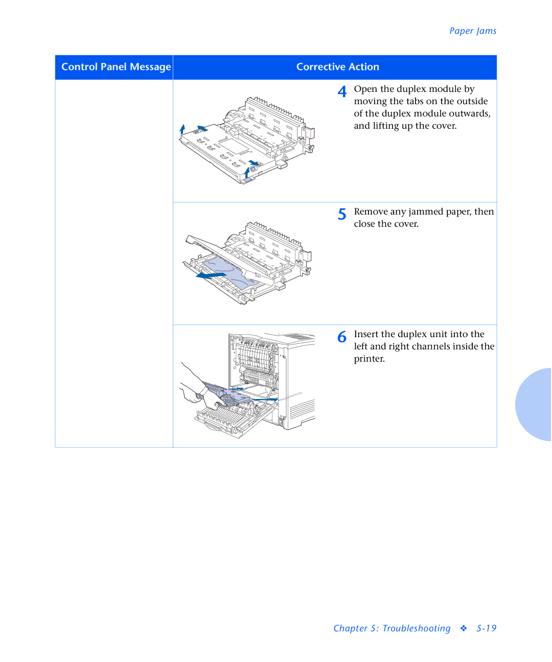 Xerox N2125 manual Corrective Action 