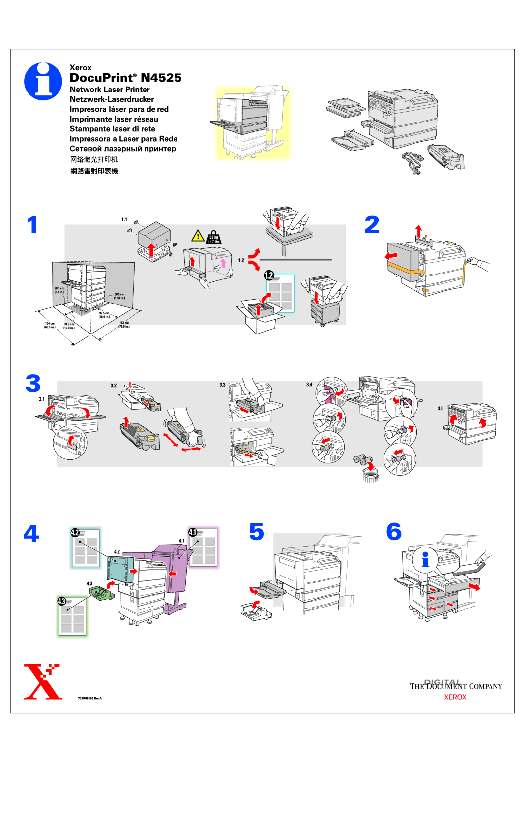 Xerox N4525 manual 