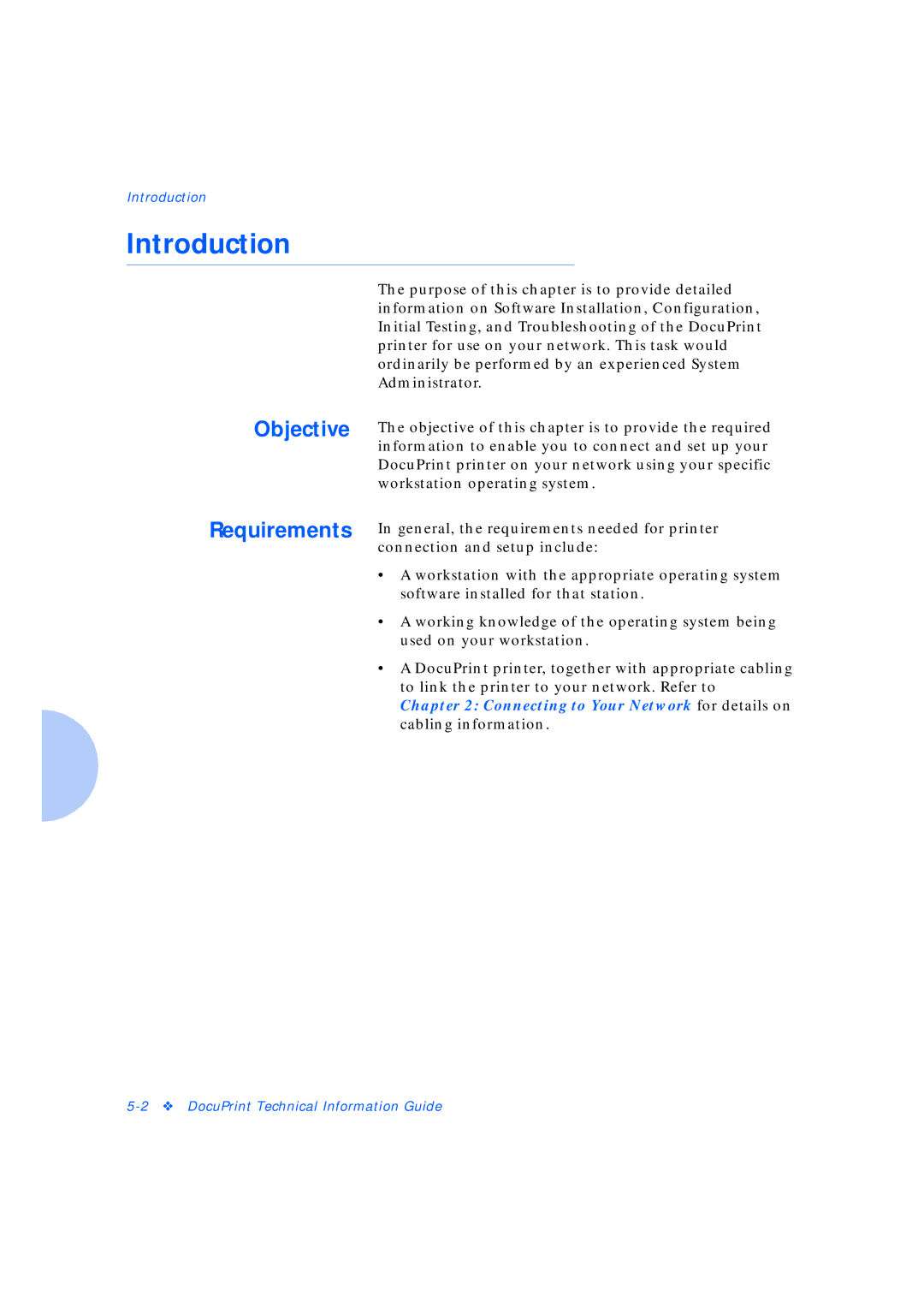 Xerox Network Laser Printers manual Connecting to Your Network for details on 