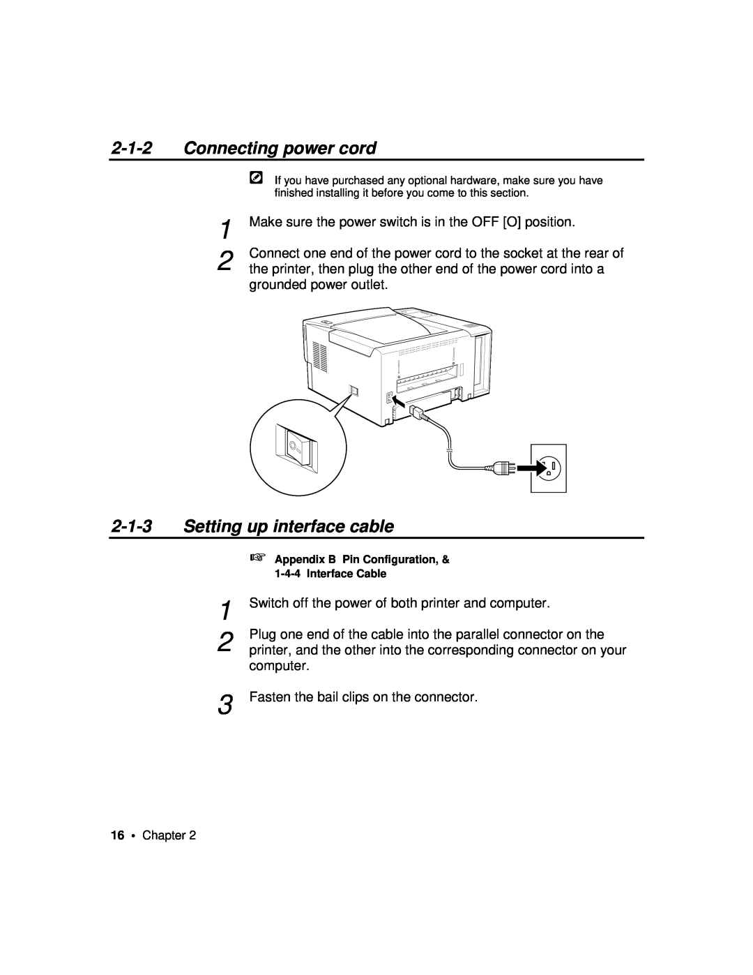Xerox P12 manual 2-1-2 2-1-3, Chapter 