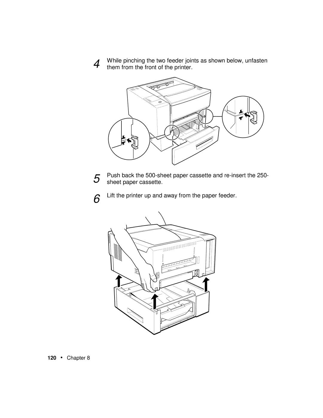 Xerox P12 manual Them from the front of the printer 