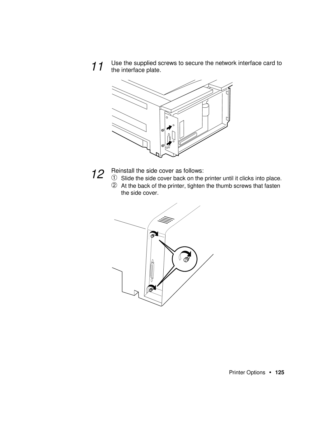 Xerox P12 manual Interface plate 