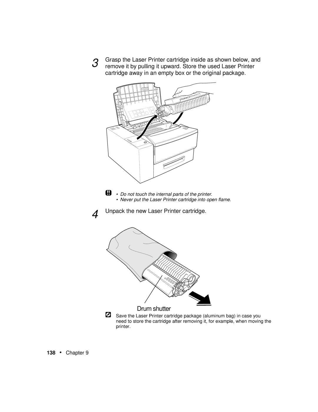 Xerox P12 manual Drum shutter 