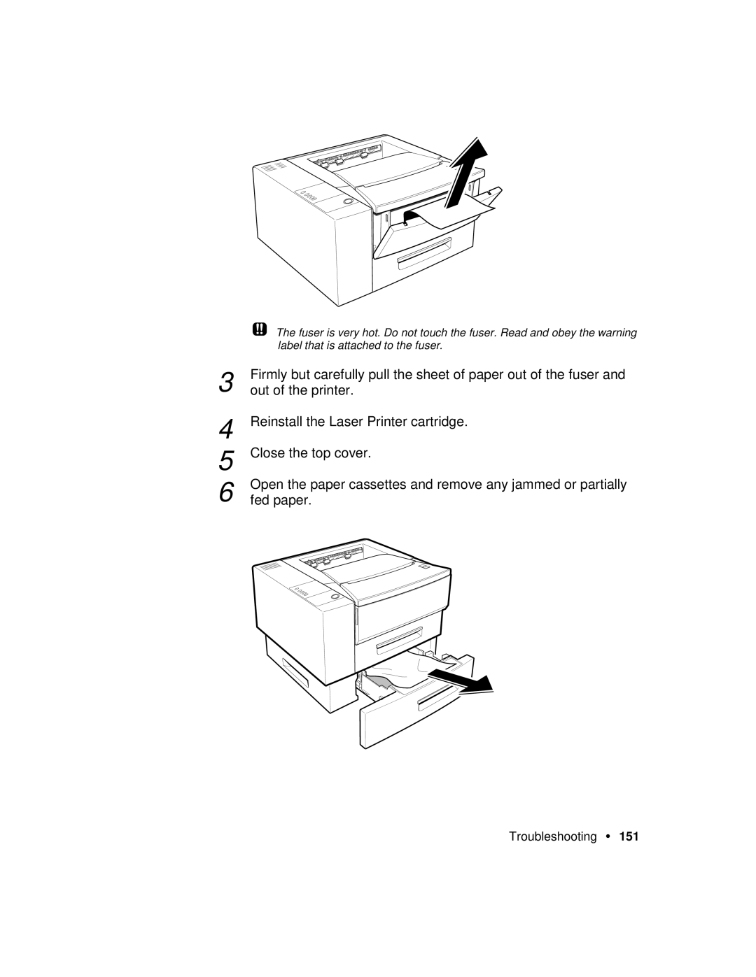 Xerox P12 manual Out of the printer 