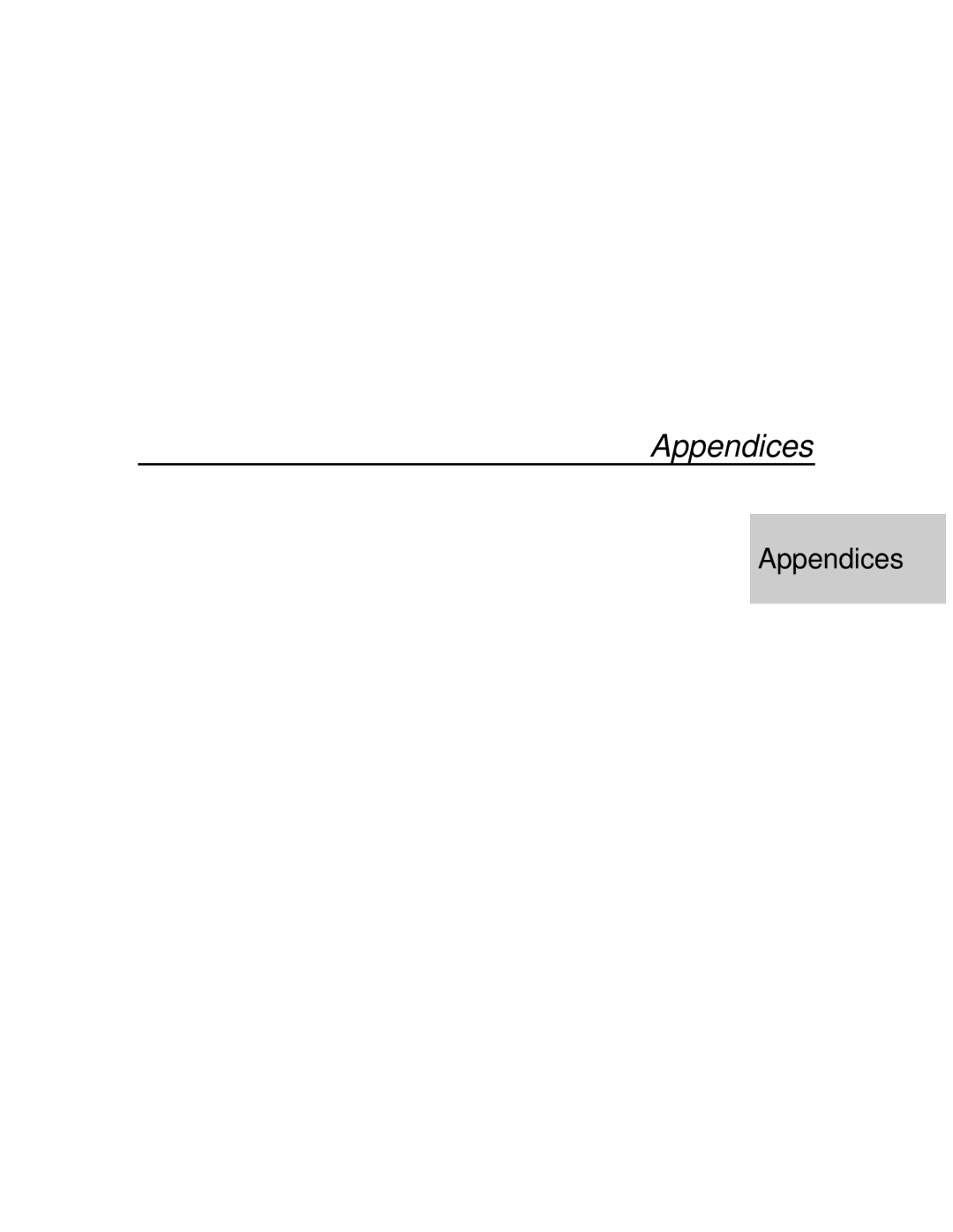 Xerox P12 manual Appendices 