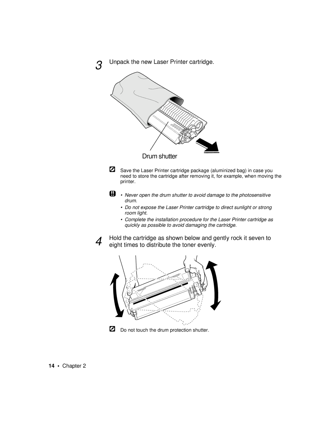 Xerox P12 manual Drum shutter 