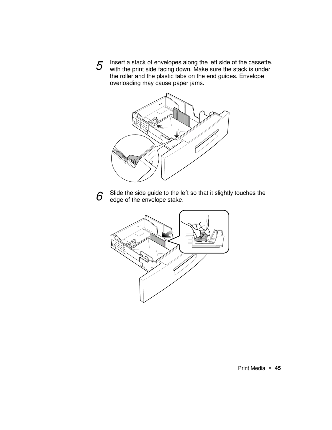 Xerox P12 manual Print Media 