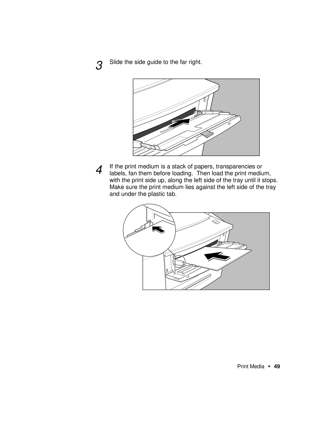 Xerox P12 manual Print Media 