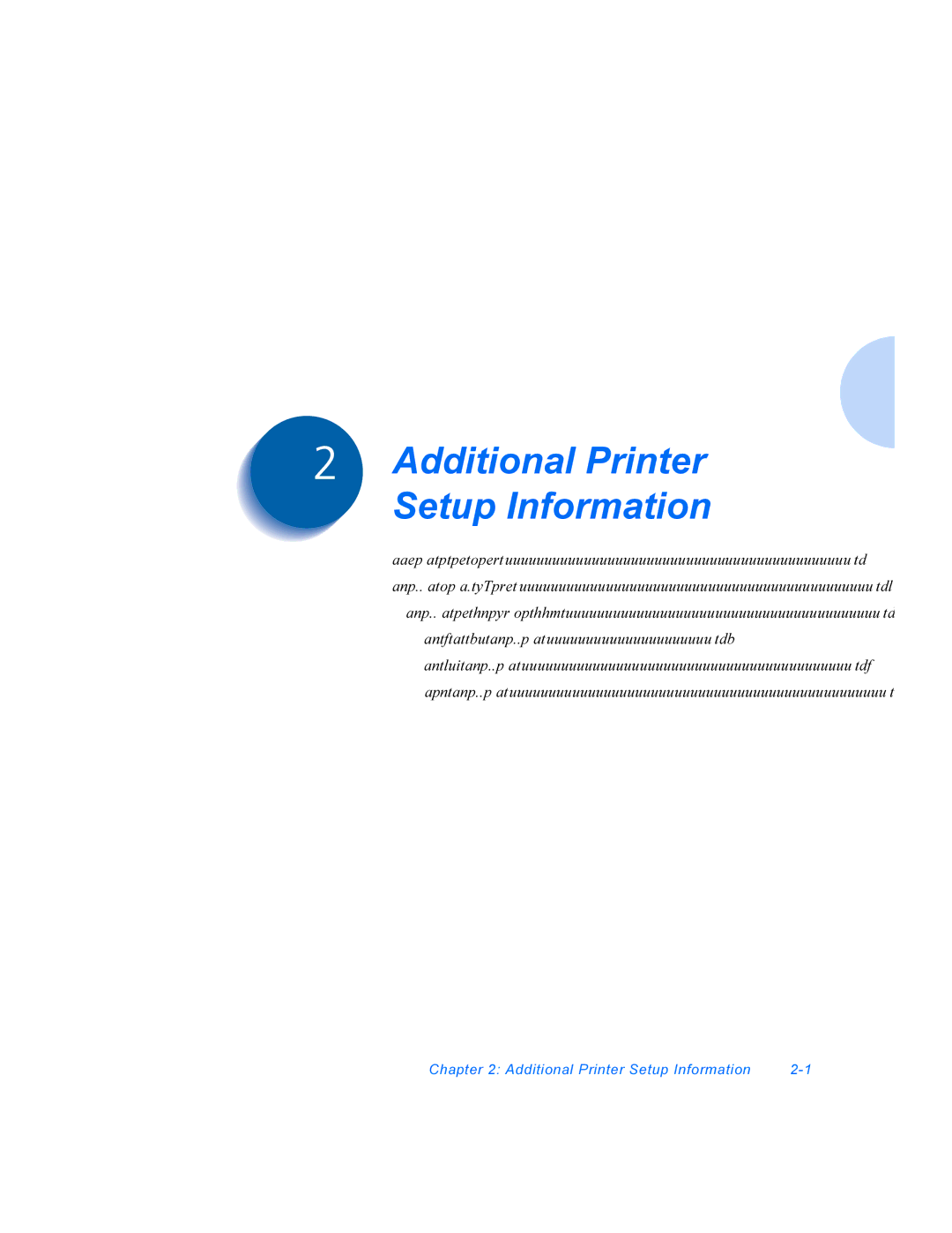 Xerox P1202 manual Additional Printer Setup Information 