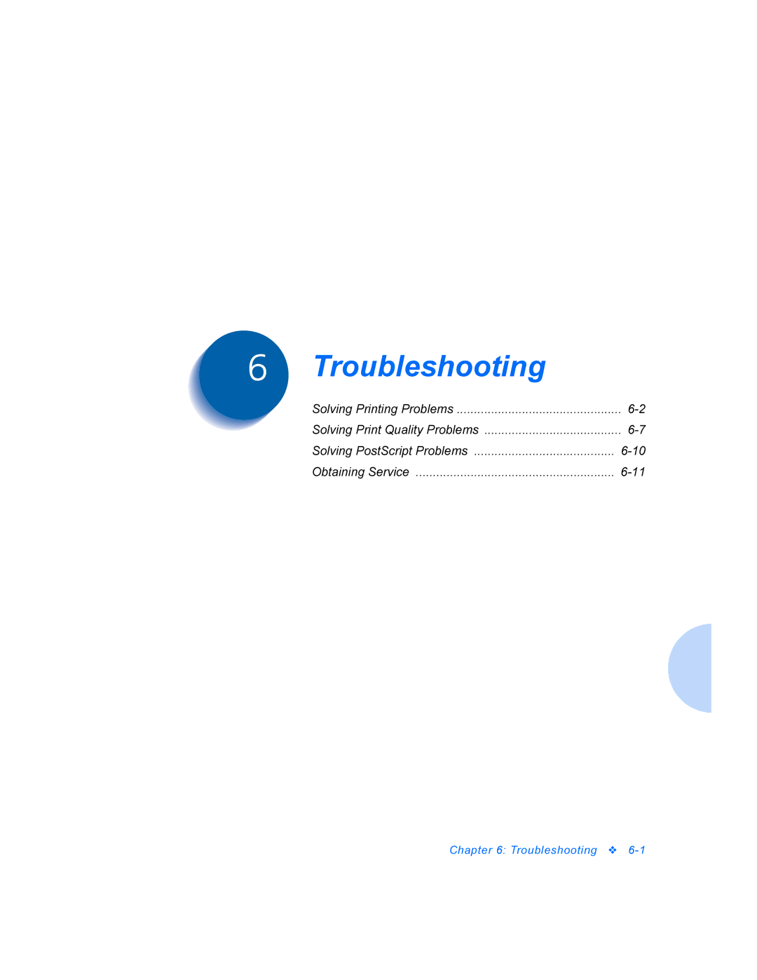 Xerox P1202 manual Troubleshooting 