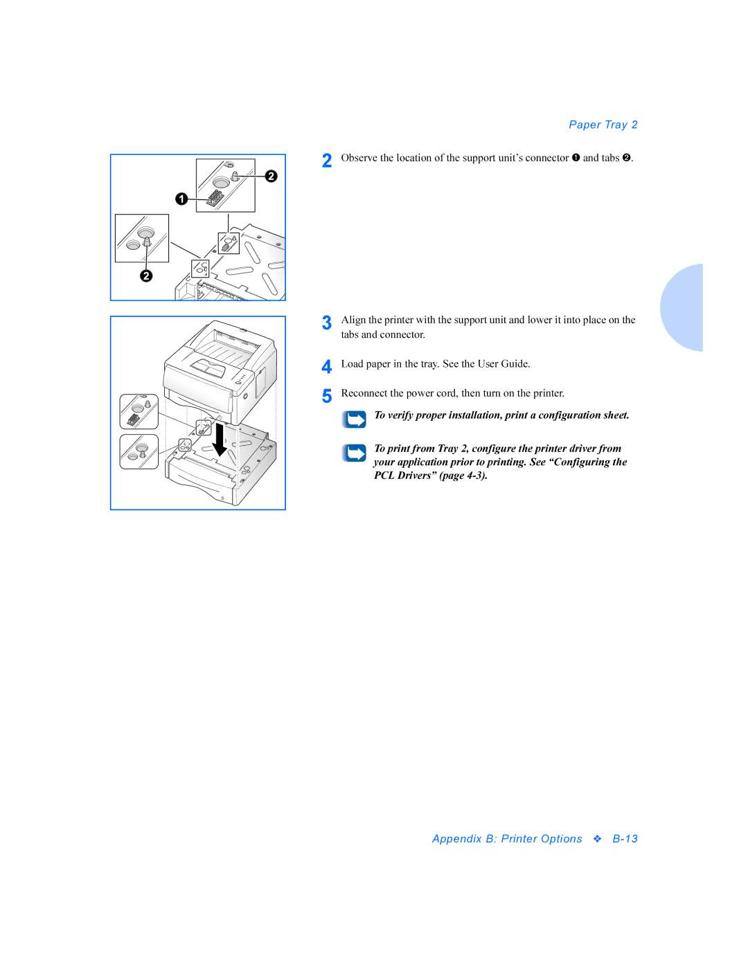 Xerox P1202 manual Paper Tray 