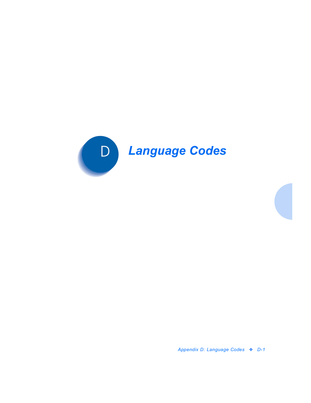 Xerox P1202 manual Language Codes 