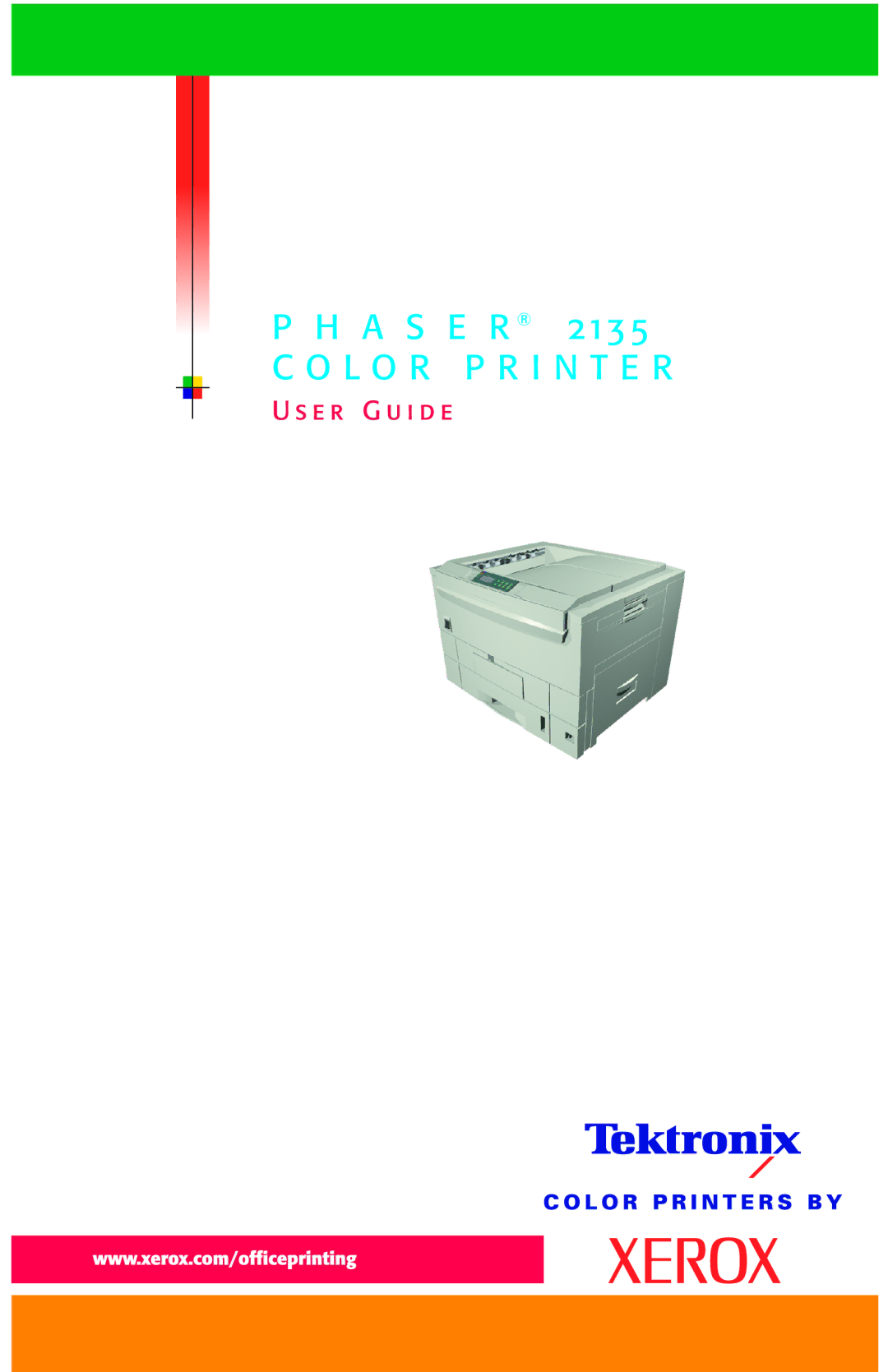 Xerox Phaser 2135 manual L O R P R I N T E R 