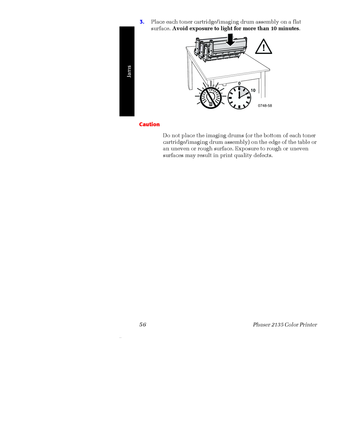 Xerox Phaser 2135 manual 0748-58 