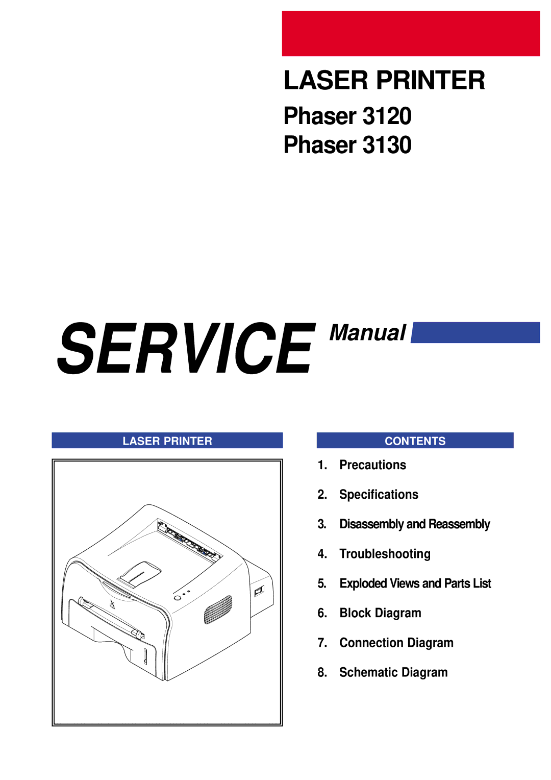 Xerox Phaser 3120 specifications Laser Printer 