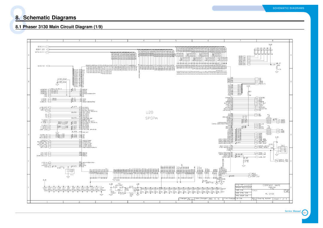 Xerox Phaser 3120 specifications Schematic Diagrams 