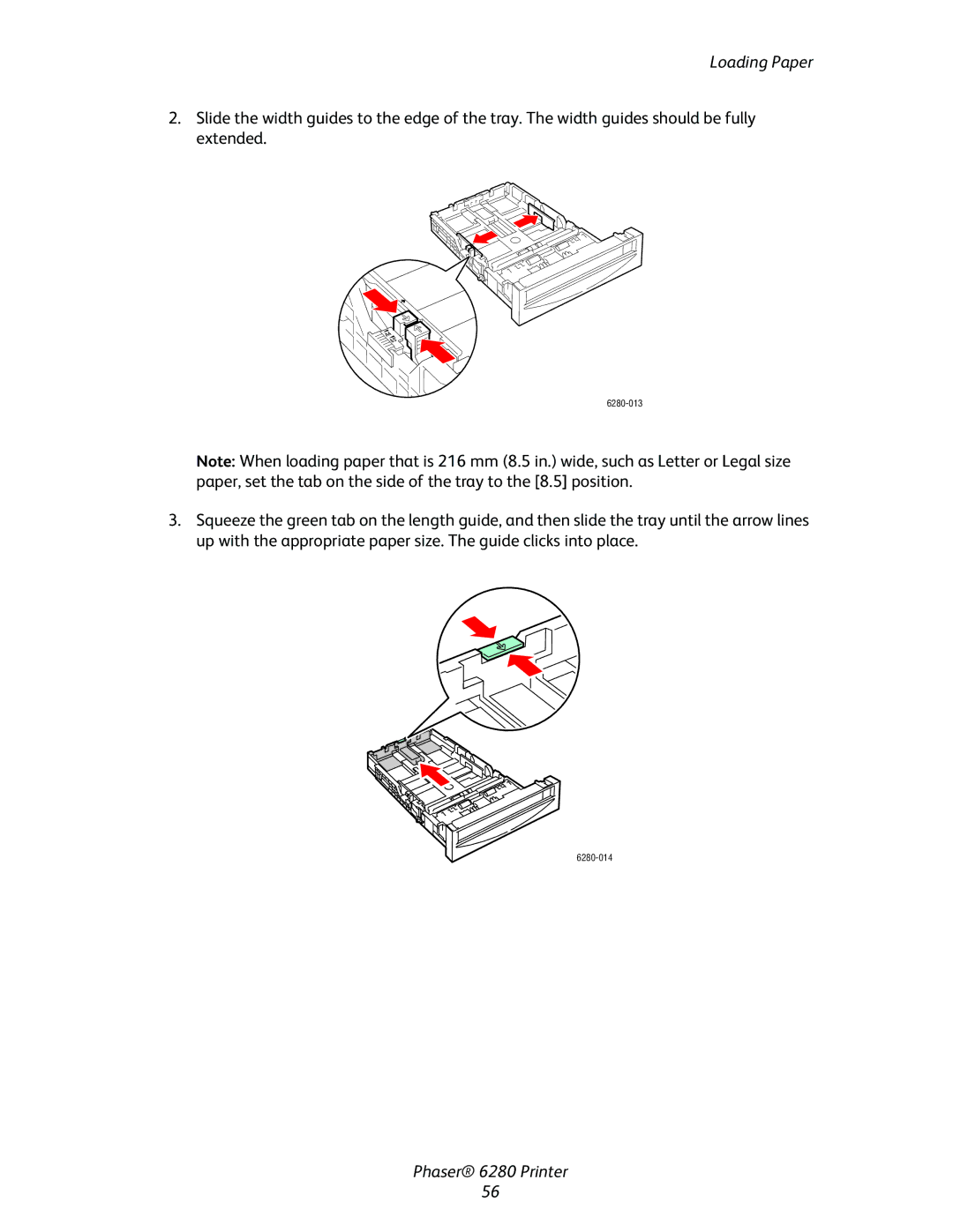 Xerox Phaser 6280 manual 6280-013 