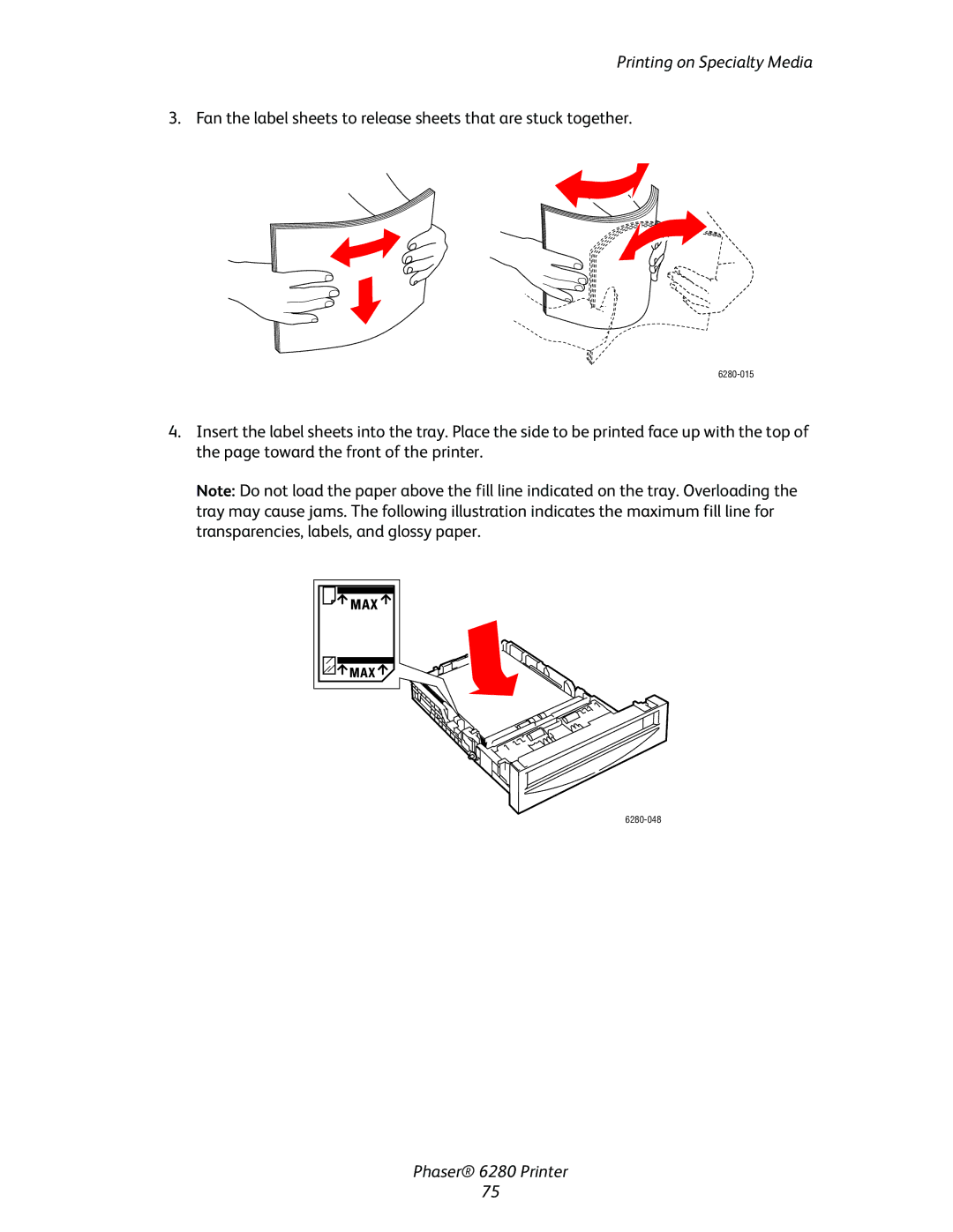 Xerox Phaser 6280 manual 6280-048 