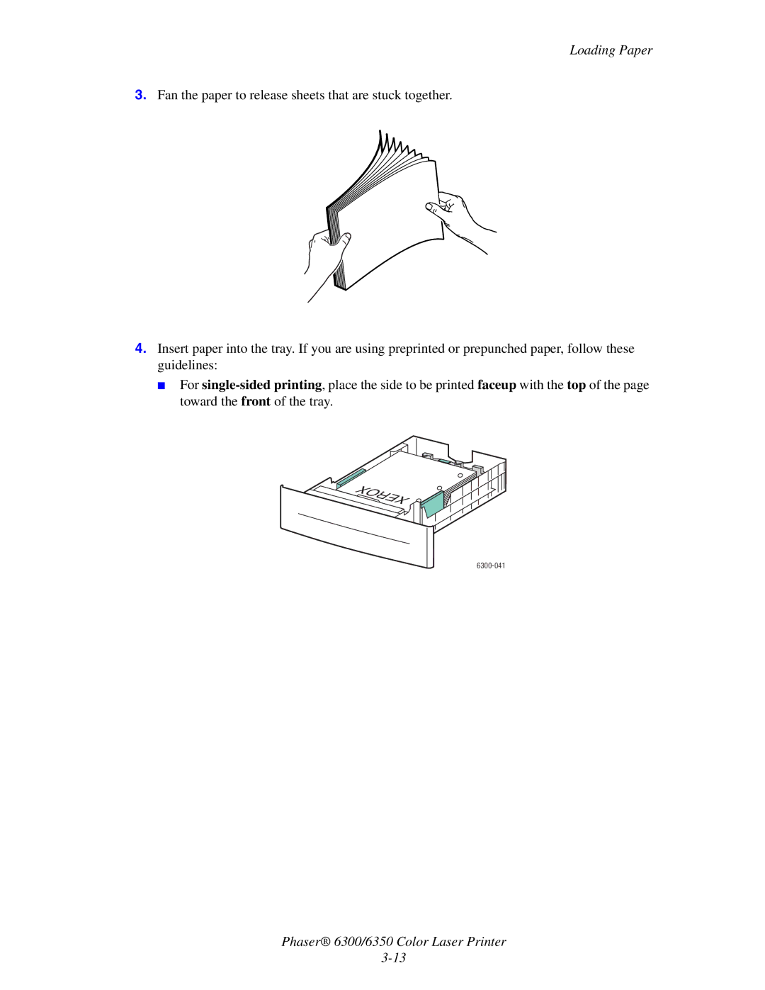 Xerox Phaser 6350, Phaser 6300 manual 6300-041 