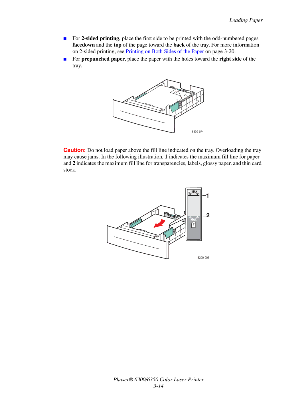 Xerox Phaser 6300, Phaser 6350 manual Max 