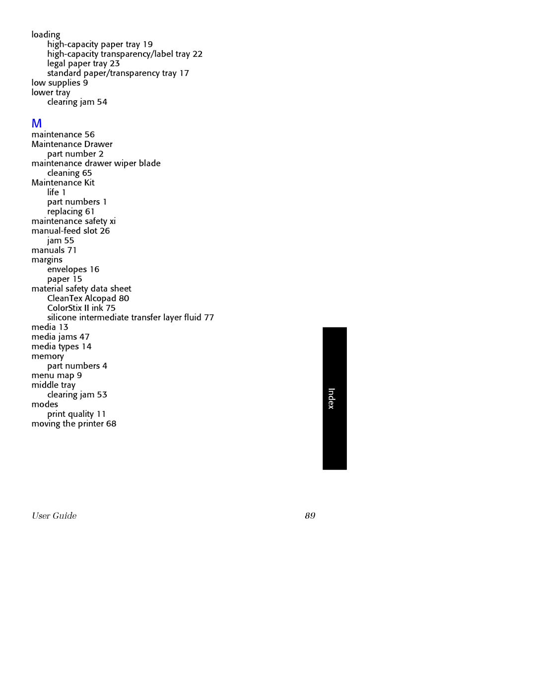 Xerox Phaser 860 manual User Guide 