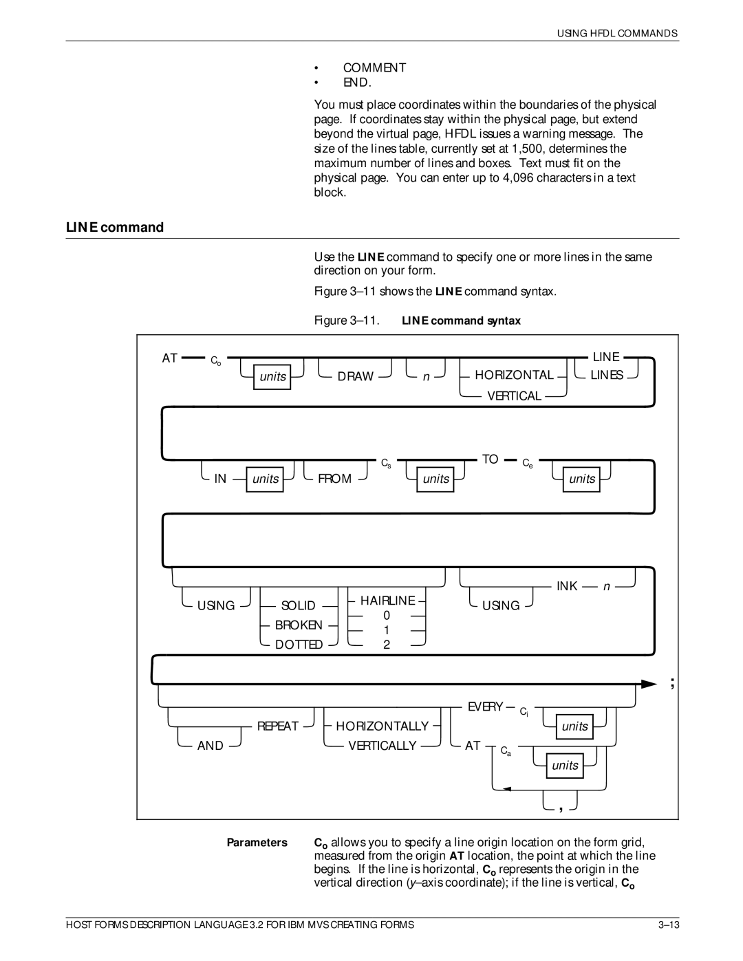 Xerox Printer manual Line command 