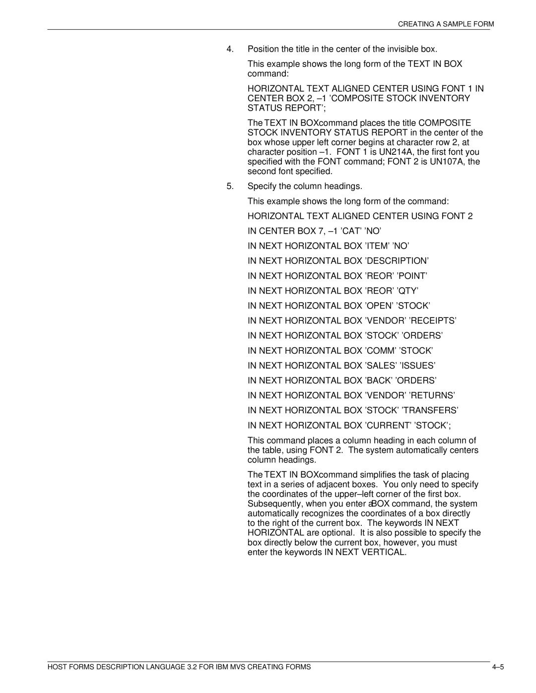 Xerox Printer manual Creating a Sample Form 