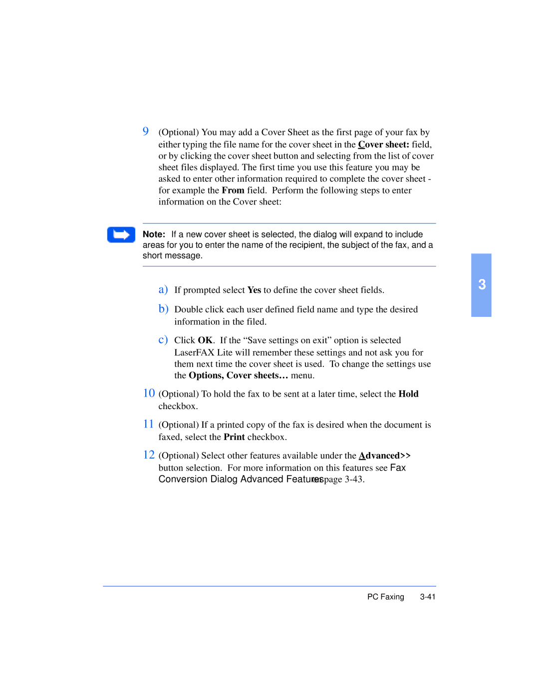 Xerox Pro 385 user manual PC Faxing 