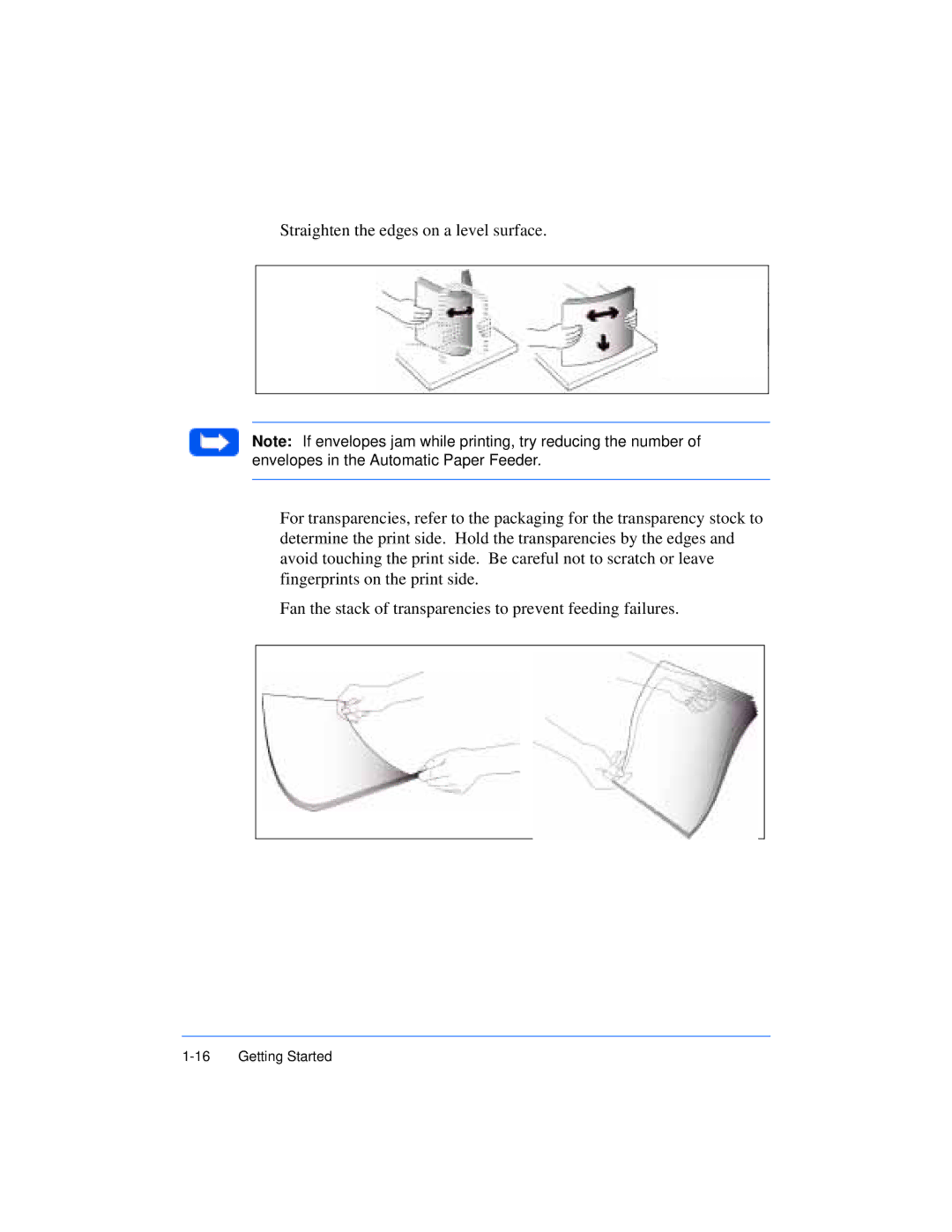 Xerox Pro 385 user manual Getting Started 