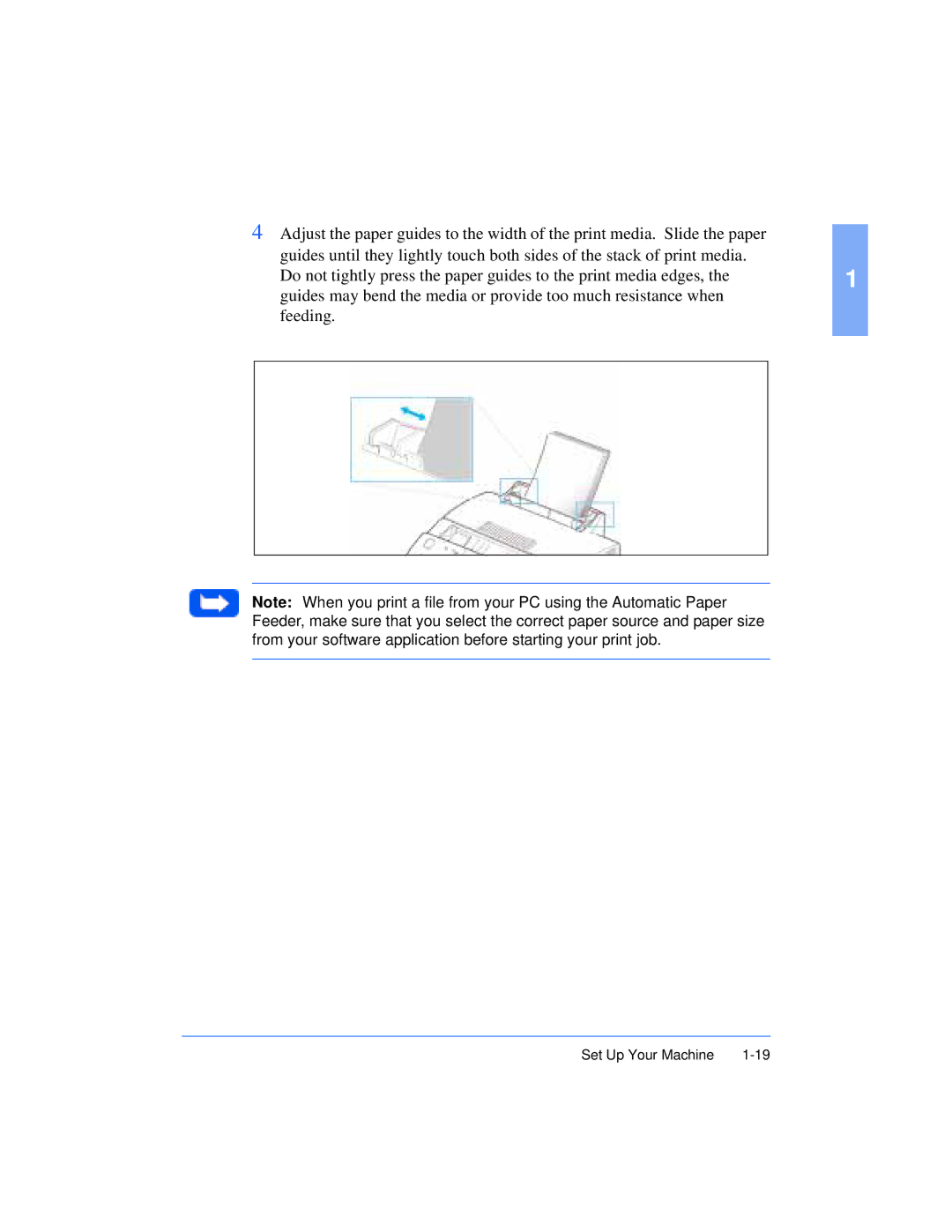 Xerox Pro 385 user manual Set Up Your Machine 