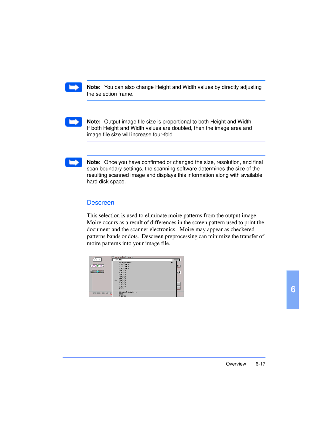 Xerox Pro 385 user manual Descreen 