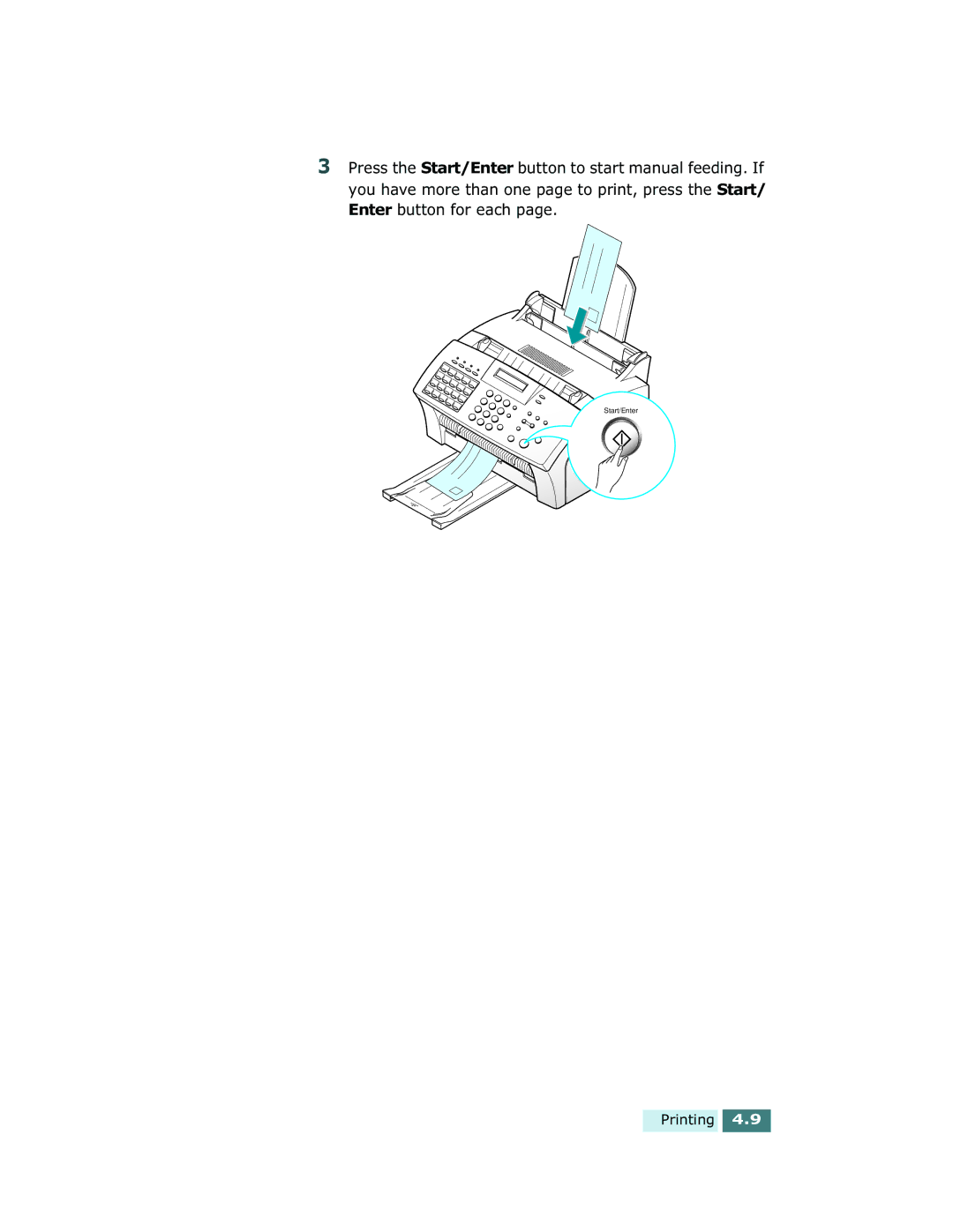 Xerox Pro 580 manual Start/Enter 