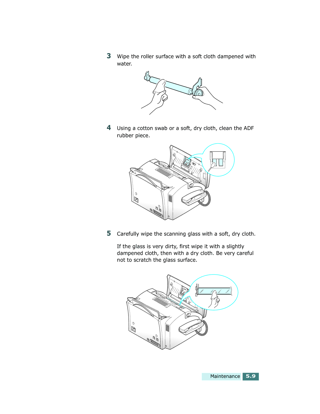 Xerox Pro 580 manual Maintenance 